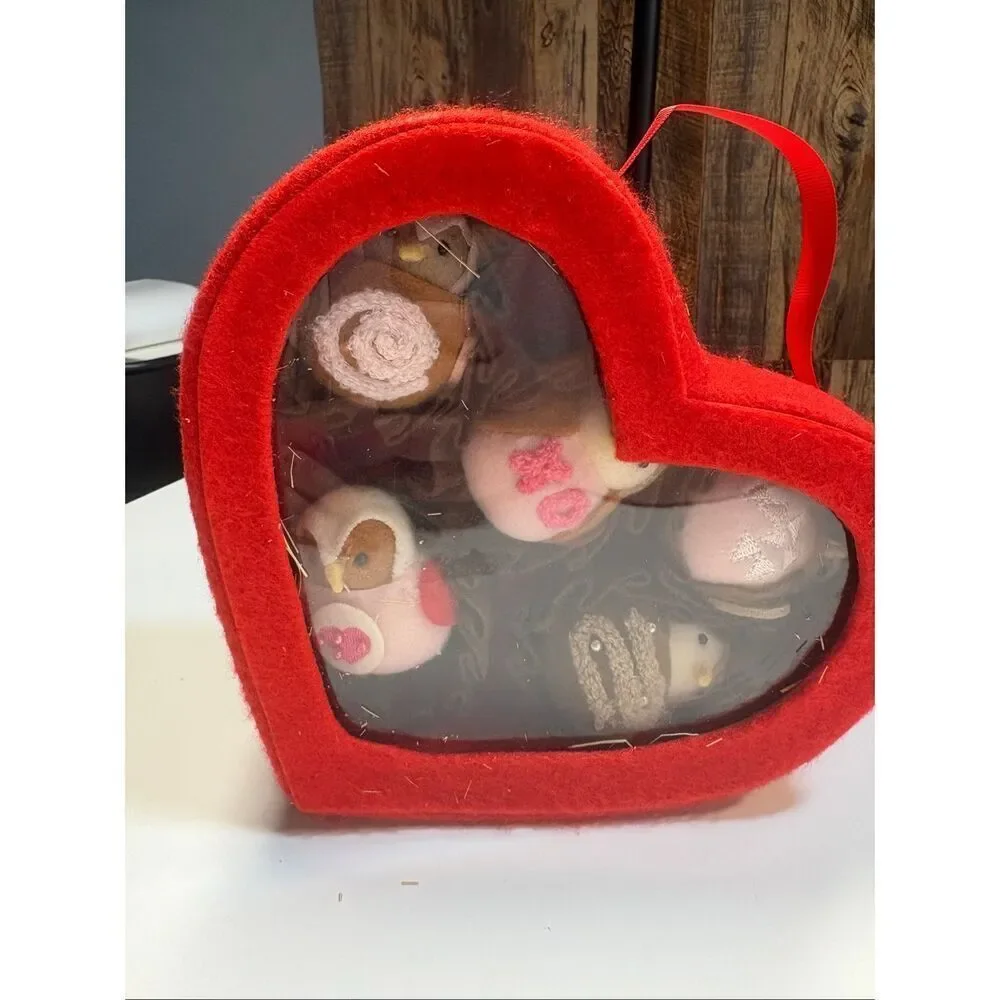 Target Felt Valentine Birds Heart Box Set of 5 Love Birds Valentine Decor